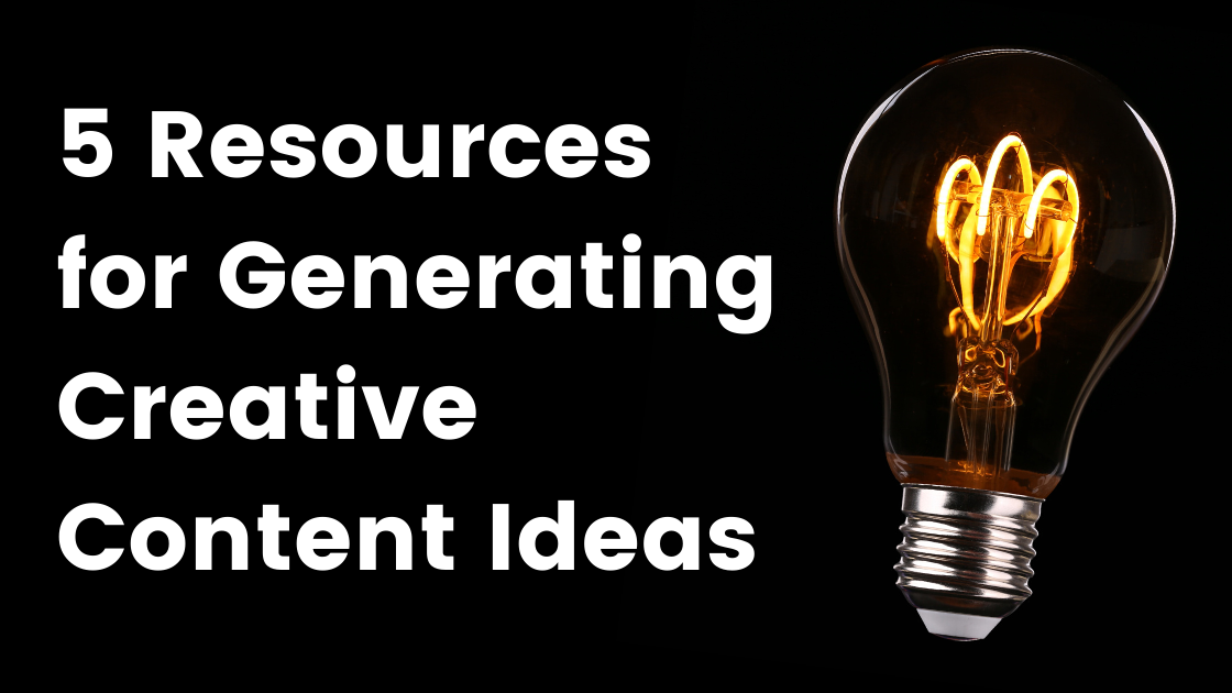 5 Resources For Generating Creative Content Ideas Obsidian Content